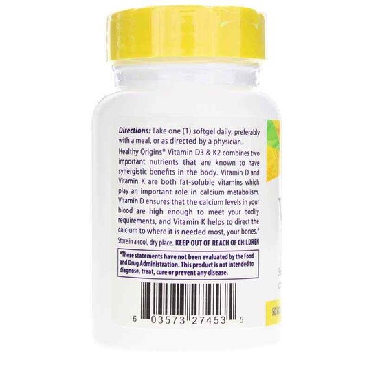 Vitamin D3 & K2, HLO